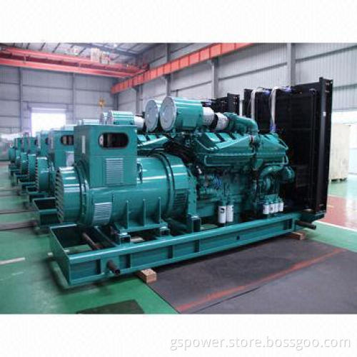 Open Type Diesel Generator Set, 25-2,000kVA/ATS/Stamford and Marathon Alternator are Available